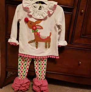 Toddler Girls Mid Pie Christmas Set